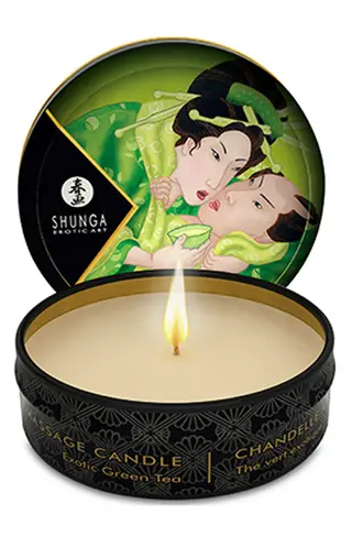 Produktfoto för Shunga Massageljus, Green Tea - 30 ml