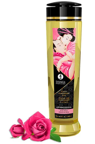 Produktfoto för Shunga Massageolja Aphrodisia Roses