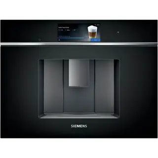 Produktfoto för Siemens CT718L1B0 iQ700 Helautomatisk inbyggd espressomaskin, svart