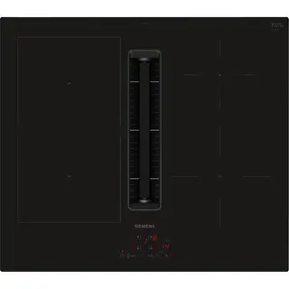 Produktfoto för Siemens iQ300 induktionshäll med inbyggd fläktkåpa 60 cm