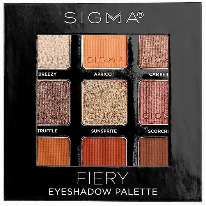 Bild 2 för Sigma Beauty Fiery Eyeshadow Palette