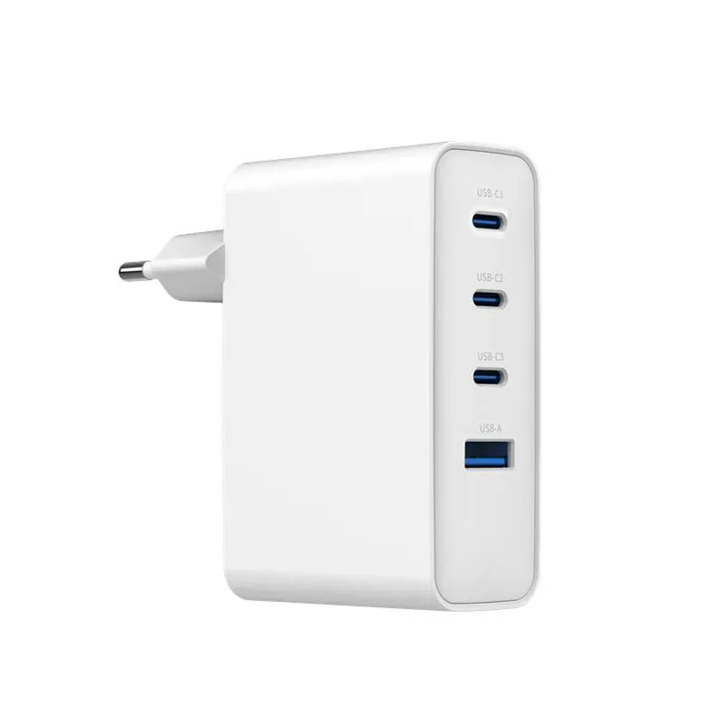 Alternativ bild 0 för SiGN 100W 2xUSB-C & USB-A GaN väggladdare för bärbar dator och smartphone