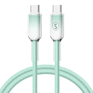 Produktfoto för SiGN Dynamic Series USB-C till USB-C Kabel 60W, 1m – Grön