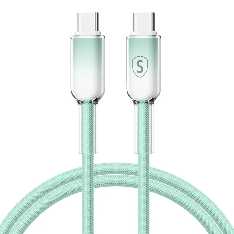 Alternativ bild 0 för SiGN Dynamic Series USB-C till USB-C Kabel 60W, 1m – Grön
