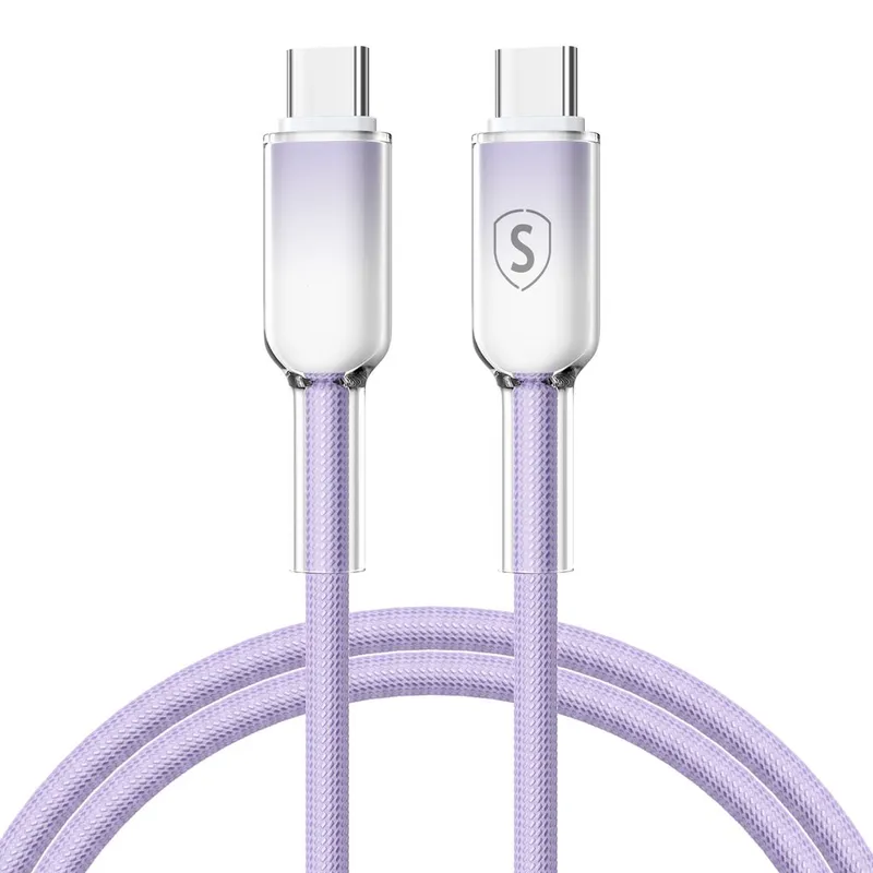 Alternativ bild 0 för SiGN Dynamic Series USB-C till USB-C Kabel 60W, 1m – Lila