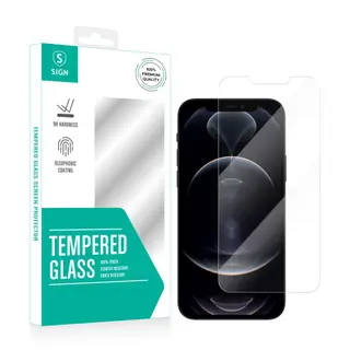 Produktfoto för SiGN Heltäckande Skärmskydd i Härdat Glas för iPhone 12 Pro Max