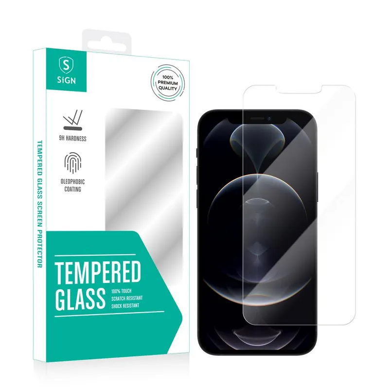 Alternativ bild 0 för SiGN Heltäckande Skärmskydd i Härdat Glas för iPhone 12 Pro Max