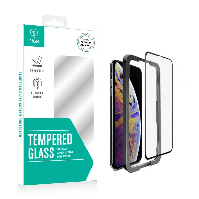 Alternativ bild 0 för SiGN Heltäckande Skärmskydd i Härdat Glas för iPhone 13 Mini + Monteringsram