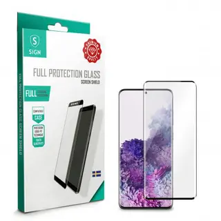 Produktfoto för SiGN Heltäckande Skärmskydd i Härdat Glas för Samsung Galaxy S21 Ultra