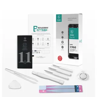 Produktfoto för SiGN Komplett Kit för Batteribyte - iPhone 11