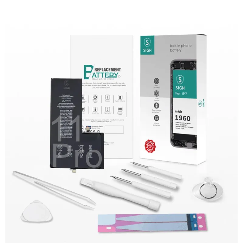 Alternativ bild 0 för SiGN Komplett Kit för Batteribyte - iPhone 11 Pro