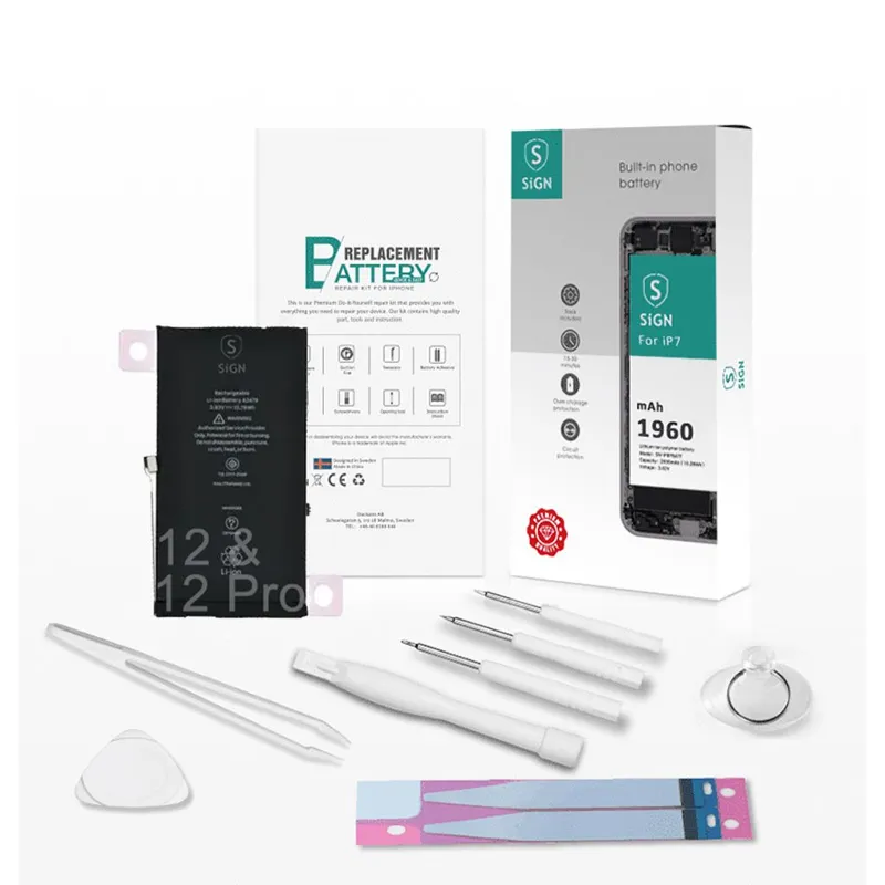 Alternativ bild 0 för SiGN Komplett Kit för Batteribyte - iPhone 12/12 pro