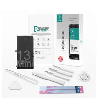 Produktfoto för SiGN Komplett Kit för Batteribyte - iPhone 13 Mini