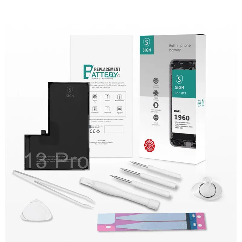 Alternativ bild 0 för SiGN Komplett Kit för Batteribyte - iPhone 13 Pro