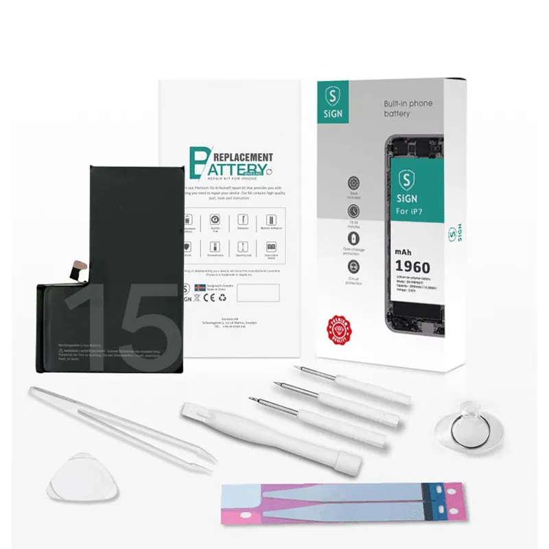 Alternativ bild 0 för SiGN Komplett Kit för Batteribyte - iPhone 15