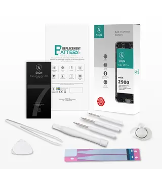 Produktfoto för SiGN Komplett Kit för Batteribyte - iPhone 7 Plus