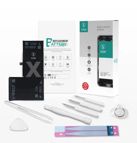 Alternativ bild 0 för SiGN Komplett Kit för Batteribyte - iPhone X
