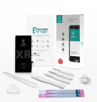 Produktfoto för SiGN Komplett Kit för Batteribyte - iPhone XR