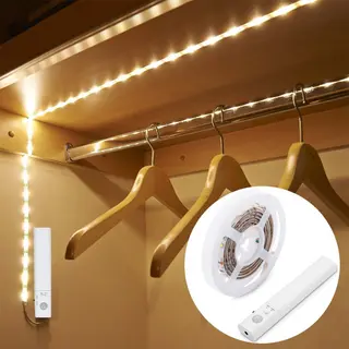 Produktfoto för SiGN LED-slinga för Skåp & Garderob med Rörelsesensor 1m - Varmvit