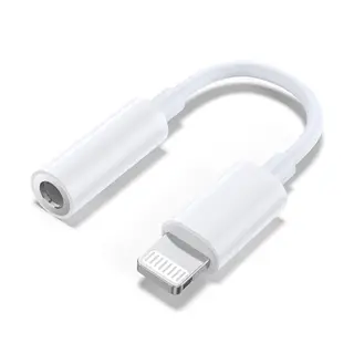 Produktfoto för SiGN Lightning till 3.5mm AUX Adapter - Vit