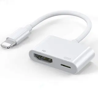 Produktfoto för SiGN Lightning till HDMI Adapter 5V, 1A - Vit