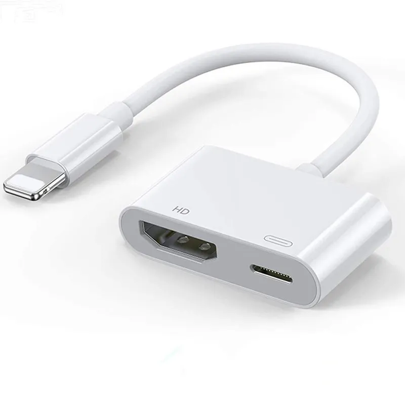 Alternativ bild 0 för SiGN Lightning till HDMI Adapter 5V, 1A - Vit