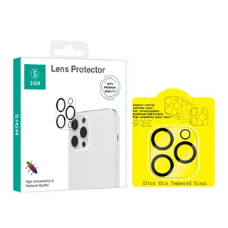 Produktfoto för SiGN Linsskydd i Härdat Glas för iPhone 15 Pro & iPhone 15 Pro Max