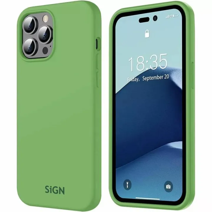 Alternativ bild 0 för SiGN Liquid Silicone Case för iPhone 14 Pro Max - Jade Grön