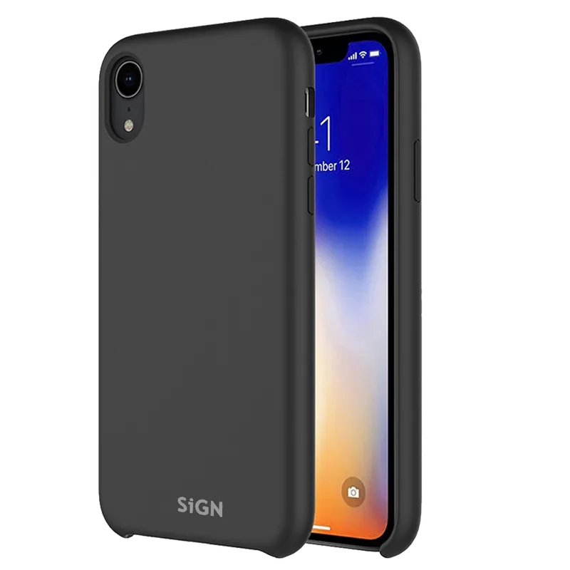 Alternativ bild 0 för SiGN Liquid Silicone Case för iPhone X & XS - Svart