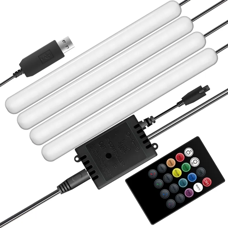 Alternativ bild 0 för SiGN Ljudstyrd LED-slinga för Bilen, RGB 4x12