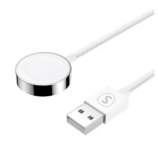 Produktfoto för SiGN Magnetisk Laddare för Apple Watch, 2.5W, 3A, 1.2m - Vit