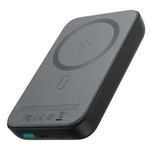 Produktfoto för SiGN Magnetisk Trådlös Mini Powerbank 10000mAh, USB-C, USB-A - Svart