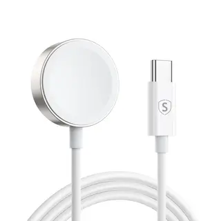 Produktfoto för SiGN Magnetisk USB-C Laddare för Apple Watch, 2.5W, 1.2m - Vit