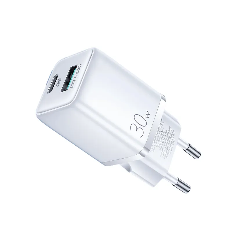 Alternativ bild 0 för SiGN Mini Snabbladdare USB & USB-C, PD & Q.C3.0, 3A, 30W - Vit