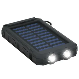 Produktfoto för SiGN Powerbank med Solceller, 8000mAh - Svart