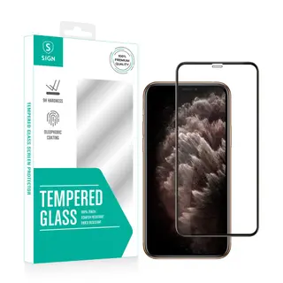 Produktfoto för SiGN Skärmskydd i Härdat Glas för iPhone 11 Pro Max & XS Max Heltäckande