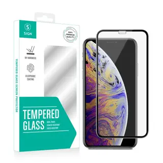 Produktfoto för SiGN Skärmskydd i Härdat Glas för iPhone 11 Pro- X-XS med Monteringsram