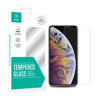 Produktfoto för SiGN Skärmskydd i Härdat Glas för iPhone 11 Pro-X-XS + Monteringsram