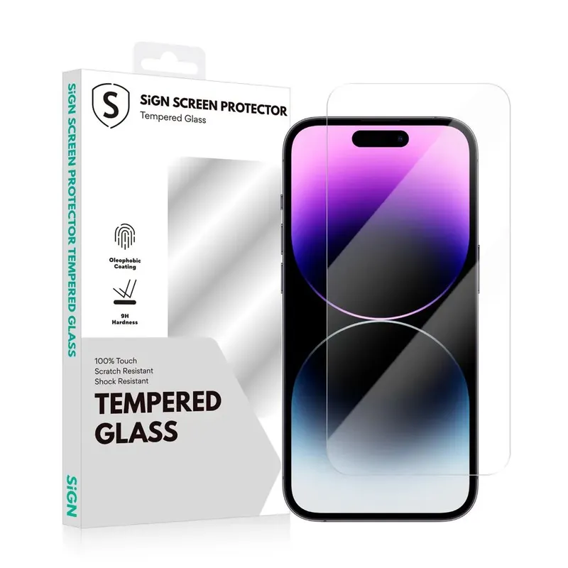 Alternativ bild 0 för SiGN Skärmskydd i Härdat Glas för iPhone 15 Pro Max