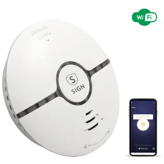 Produktfoto för SiGN Smart WiFi Brandvarnare