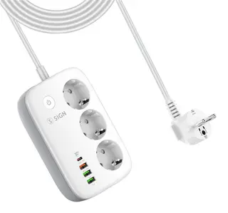 Produktfoto för SiGN Smart WiFi Grenuttag 10A