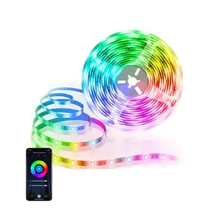 Produktfoto för SiGN Smart WiFi RGB LED-Slinga, 5m