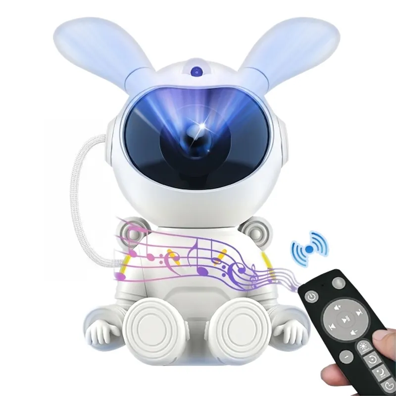 Alternativ bild 0 för SiGN Stjärnprojektor Lampa med Bluetooth Högtalare - Space Rabbit