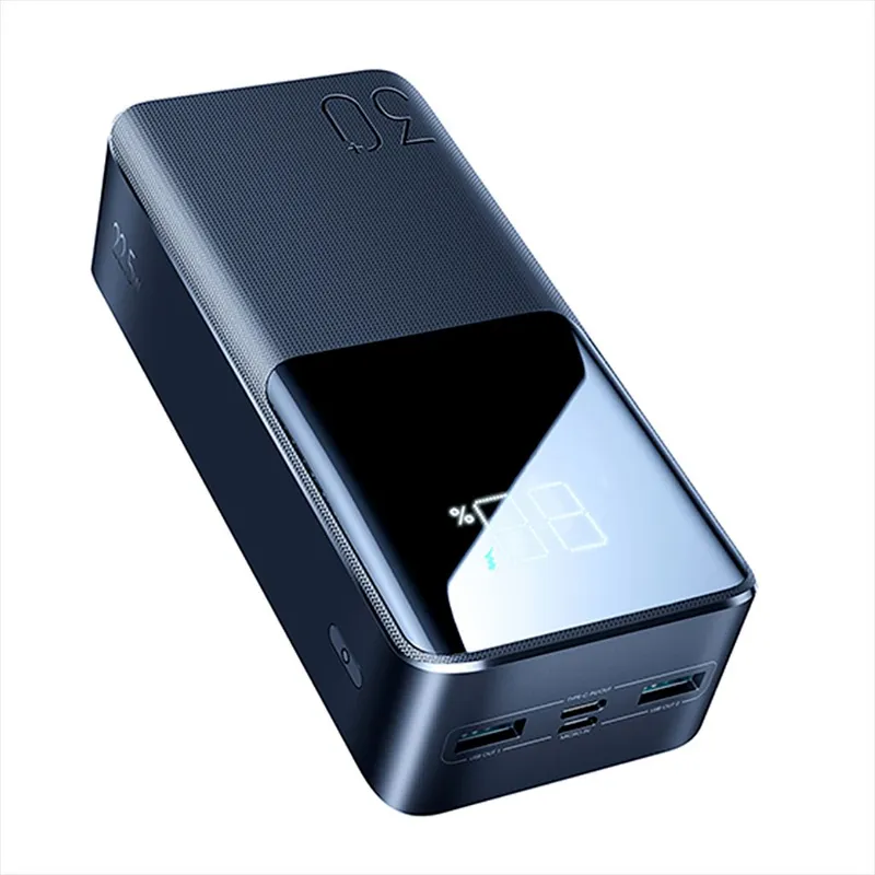 Alternativ bild 0 för SiGN Super Charge LED Powerbank 30.000mAh 22.5W black PowerBank - Svart - 30000 mAh