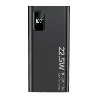 Produktfoto för SiGN Super Powerbank 10000mAh 22.5W black PowerBank - Svart - 10000 mAh