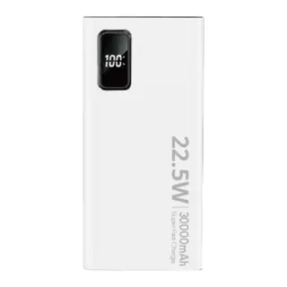 Produktfoto för SiGN Super Powerbank 30000mAh 22.5W - Vit PowerBank - Vit - 30000 mAh