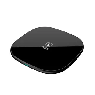 Produktfoto för SiGN Trådlös Snabbladdare för iPhone & Android, 15W - Svart