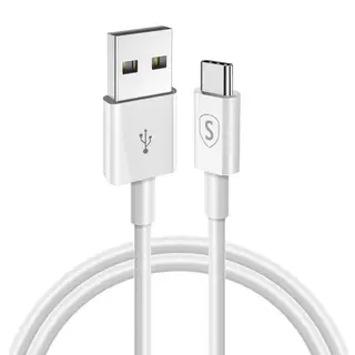 Produktfoto för SiGN USB-C Kabel för Snabbladdning 2.4A, 1m - Vit