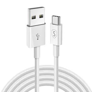 Produktfoto för SiGN USB-C Kabel för Snabbladdning 2.4A, 2m - Vit