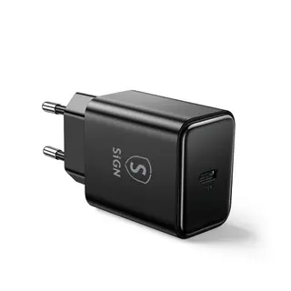 Produktfoto för SiGN USB-C PD Laddare 20W - Svart